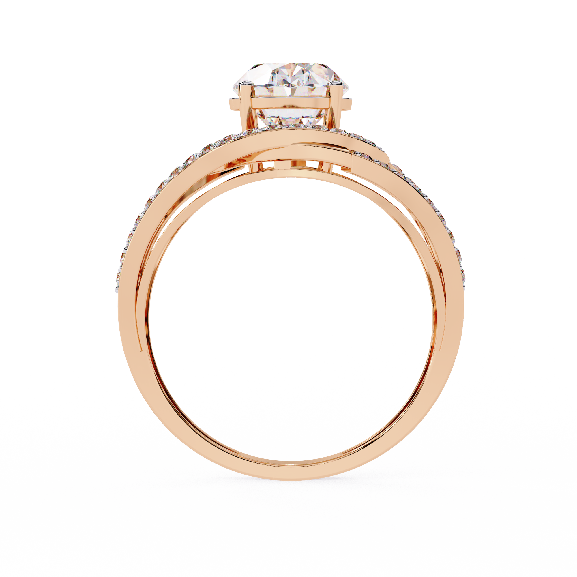 Solitairekart 7.78ct Natural Diamond Orbit Ring-H Color, VS1 Clarity